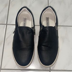 Steve Madden Mini Zipper Slip Ons